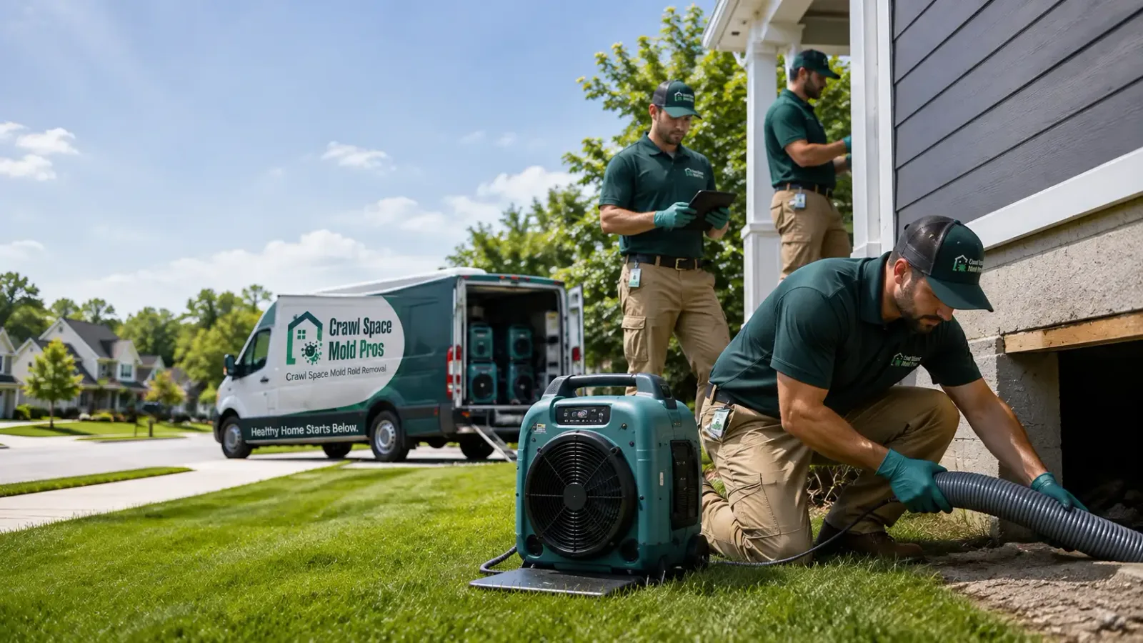 Crawl Space Mold Removal in Carpenter, WY